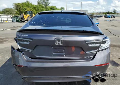 2020 Honda Accord Sport из США, поврежденный, VIN 1HGCV1F30LA121598